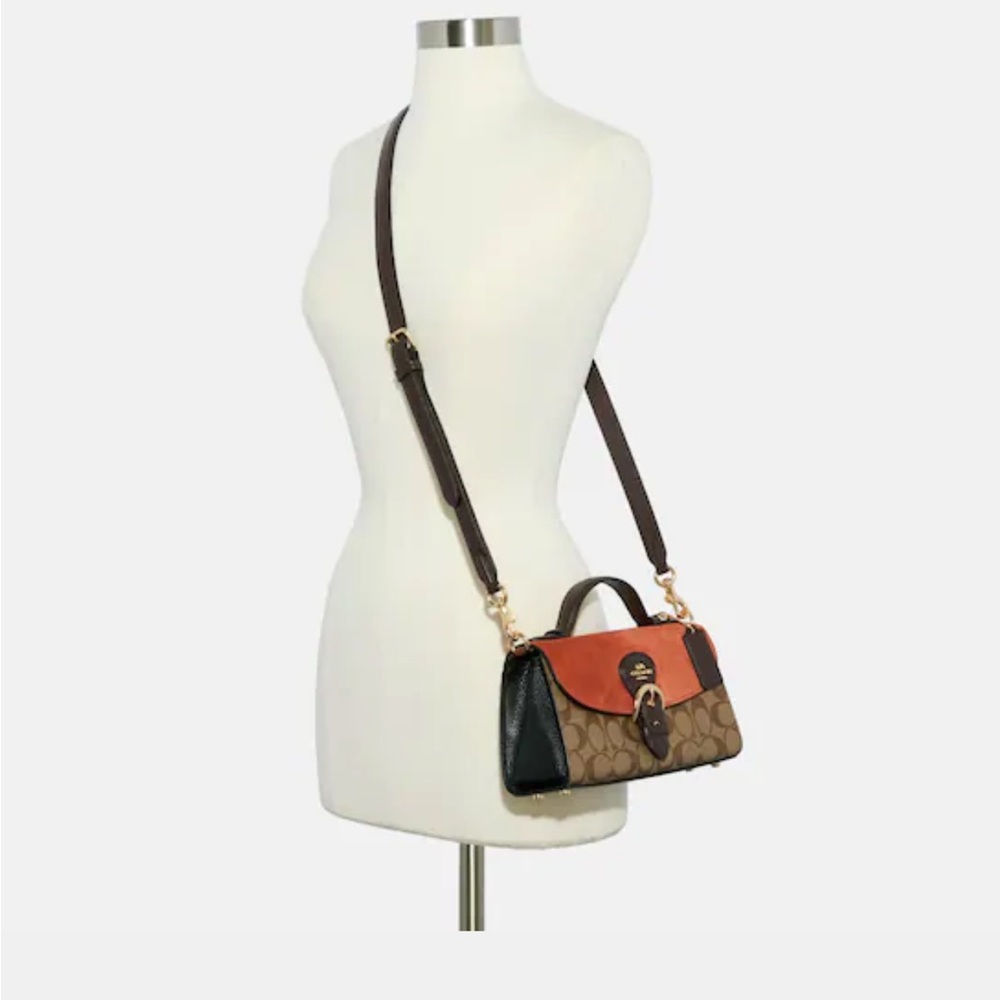Coach Kleo Top Handle In Signature Canvas - Picture 3 of 15